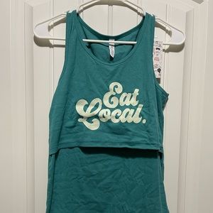 Latched Mama Eat Local Nursing Tank Top